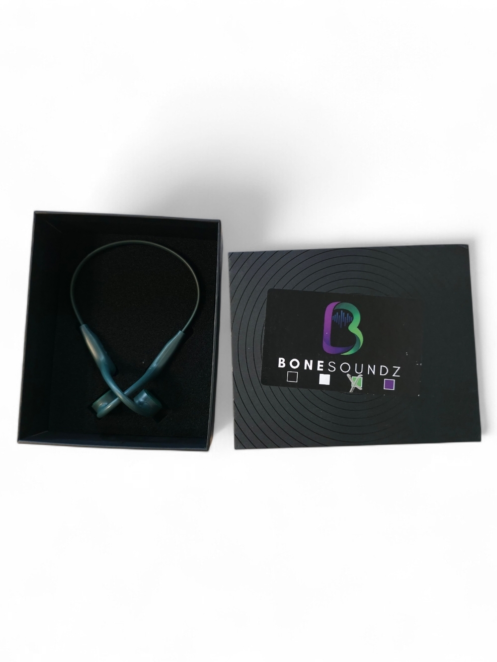 Teal Neckband Earbuds – Wireless Comfort and Clear Sound